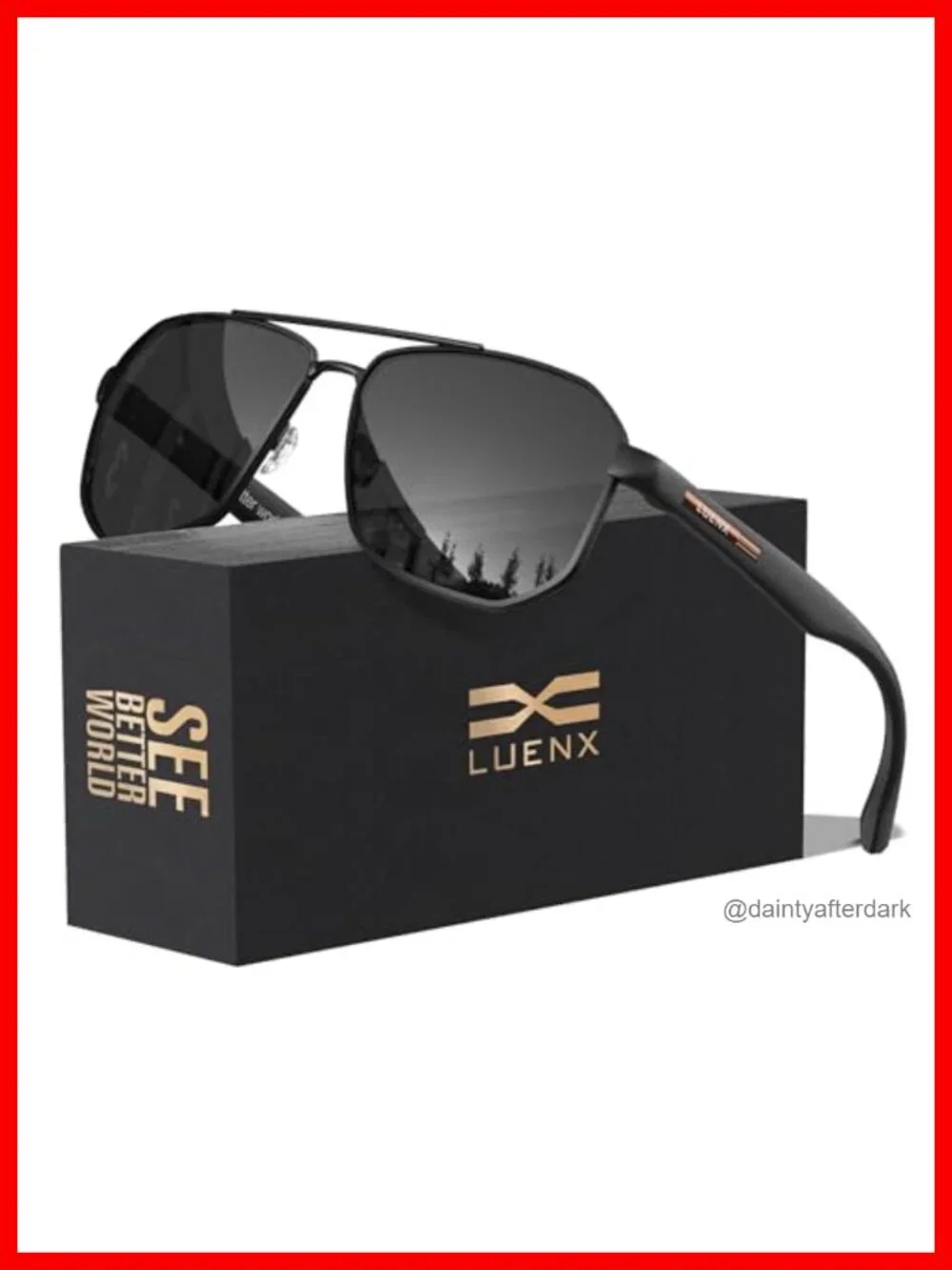 Polarized Sunglasses Square Polygon UV400 Sun Glasses with Accessories Unisex